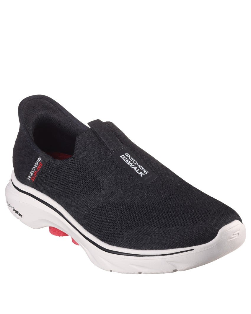 Skechers Slip-Ins: GOwalk 7 - Easy On 2 - BLACK/WHITE slider