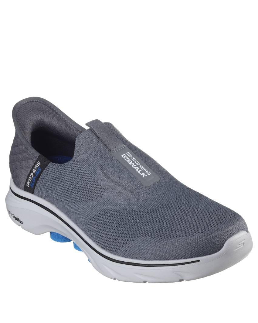 Skechers Slip-Ins: GOwalk 7 - Easy On 2 Extra Wide Fit - CHARCOAL/BLUE slider