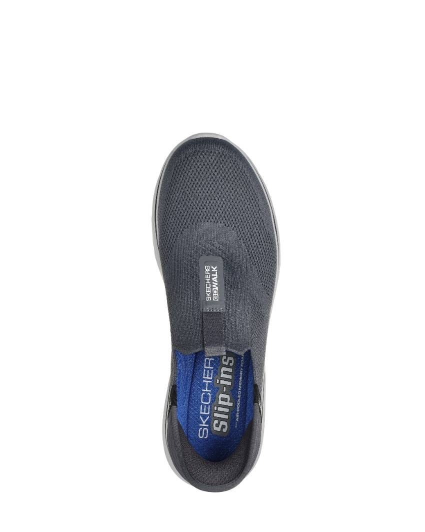 Skechers Slip-Ins: GOwalk 7 - Easy On 2 Extra Wide Fit - CHARCOAL/BLUE slider