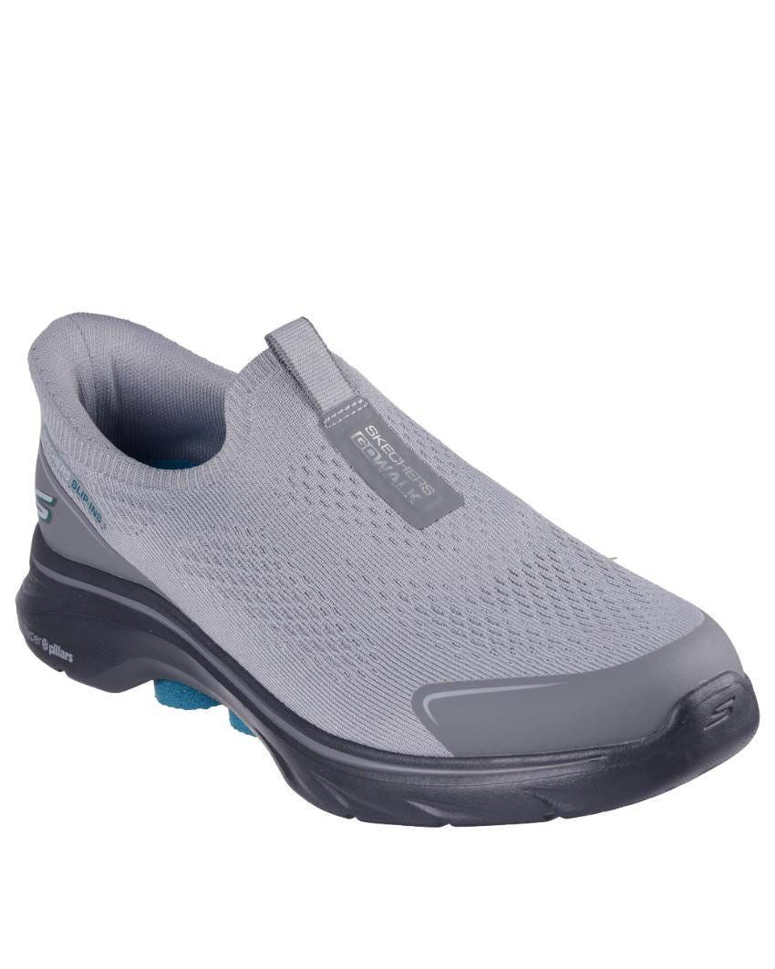 Skechers Slip-Ins: GOwalk 7 - Easy On Evolution Extra Wide Fit - GREY/CHARCOAL