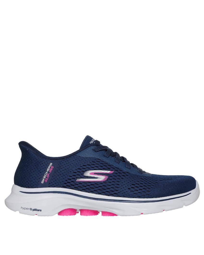 Skechers Slip-Ins: GOwalk 7 - Jane - NAVY/PINK slider