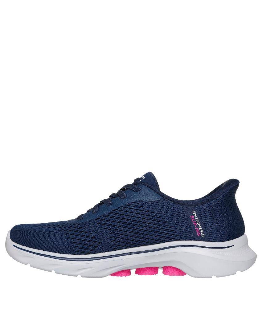 Skechers Slip-Ins: GOwalk 7 - Jane - NAVY/PINK slider