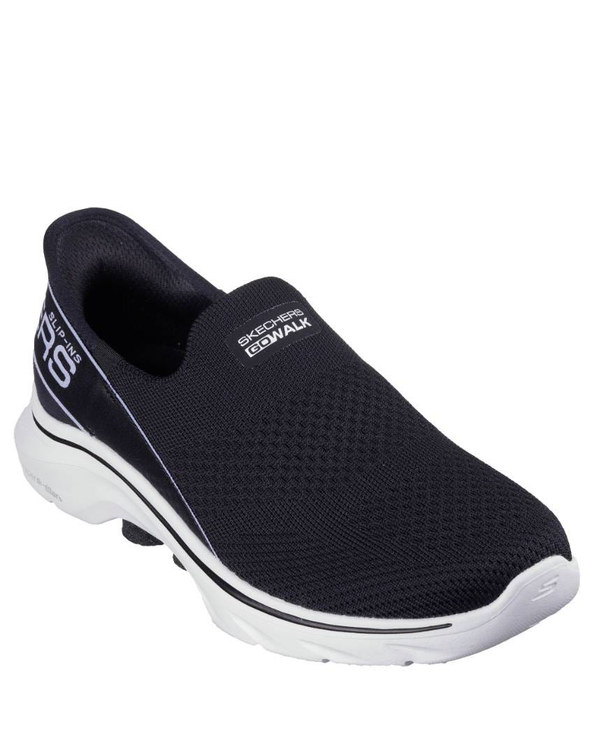 Skechers Slip-Ins: GOwalk 7 - Mia - BLACK/WHITE slider