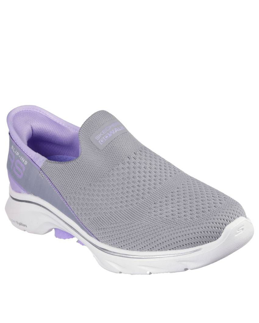 Skechers Slip-Ins: GOwalk 7 - Mia - GREY/LAVENDER slider