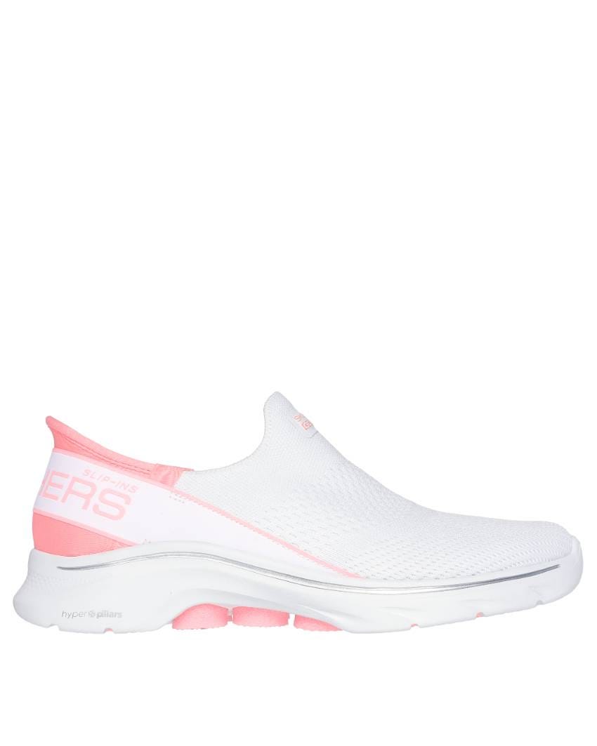 Skechers Slip-Ins: GOwalk 7 - Mia - WHITE PINK slider