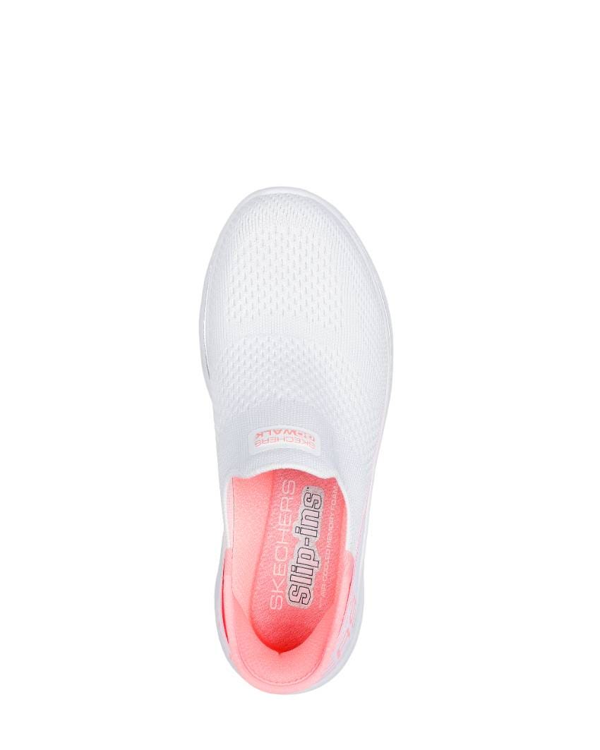 Skechers Slip-Ins: GOwalk 7 - Mia - WHITE PINK slider