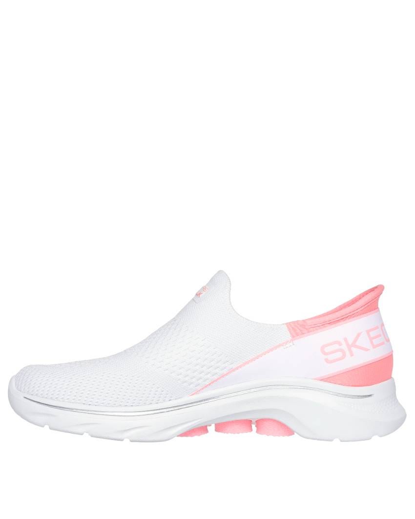 Skechers Slip-Ins: GOwalk 7 - Mia - WHITE PINK slider