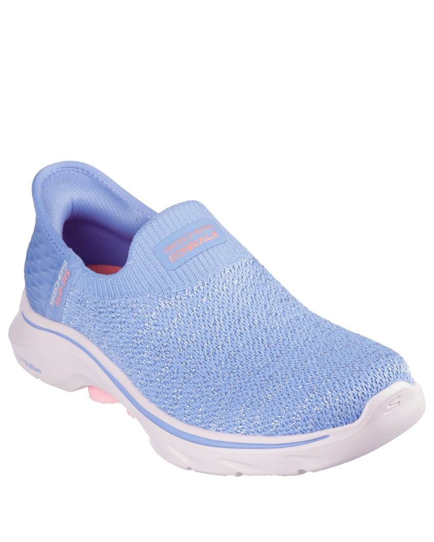 Skechers Slip-Ins: GOwalk 7 - Spring Time - BLUE/PINK slider