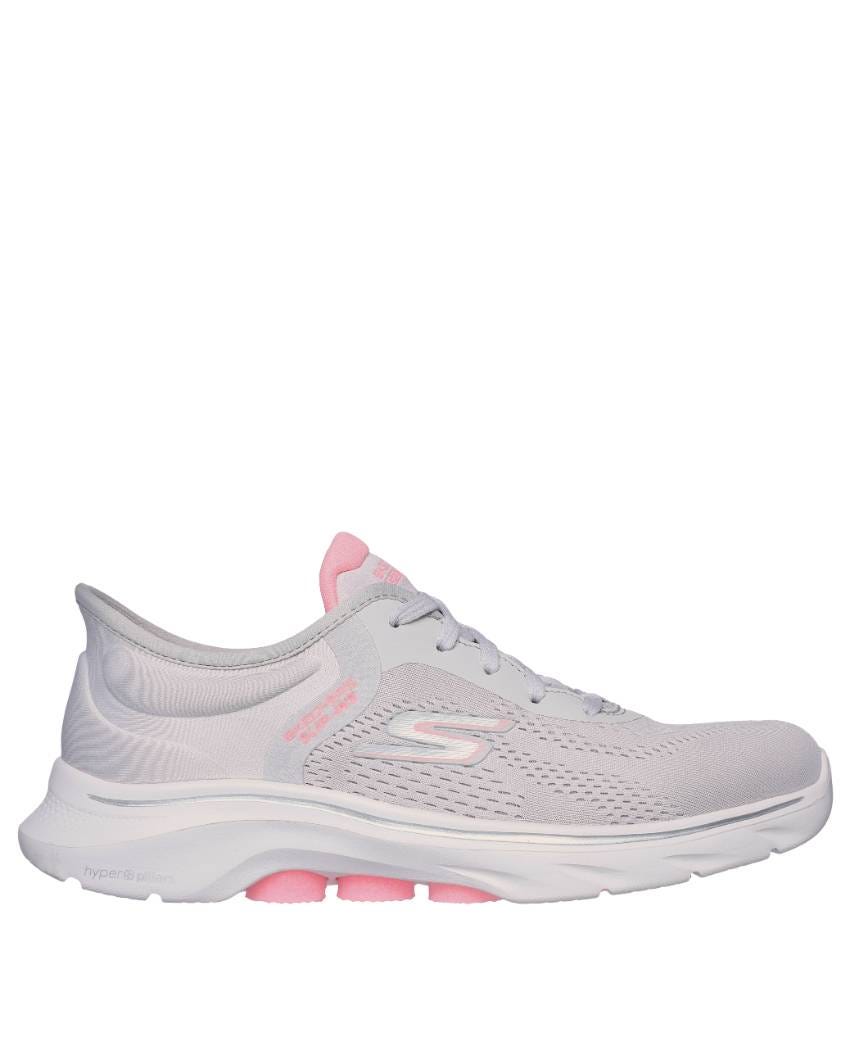 Skechers Slip-Ins: GOwalk 7 - Valin - GREY/PINK slider