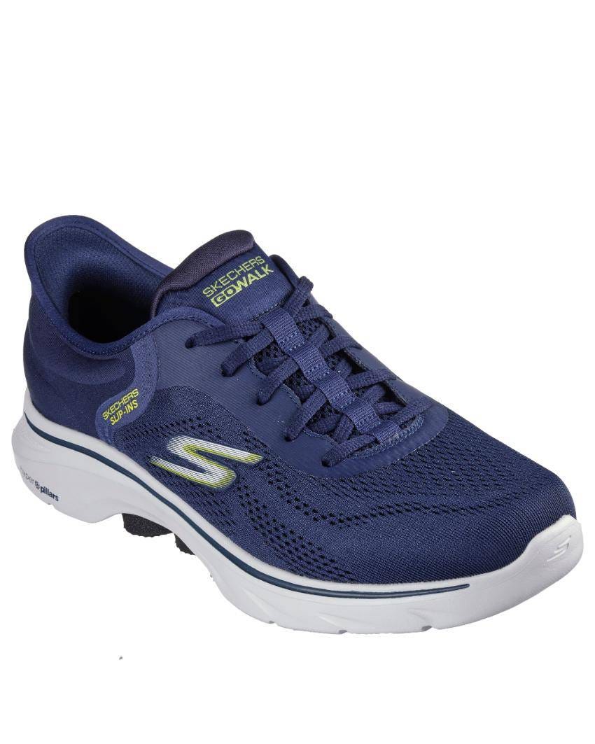 Skechers Slip-Ins: GOwalk 7 - Valin - NAVY LIME slider