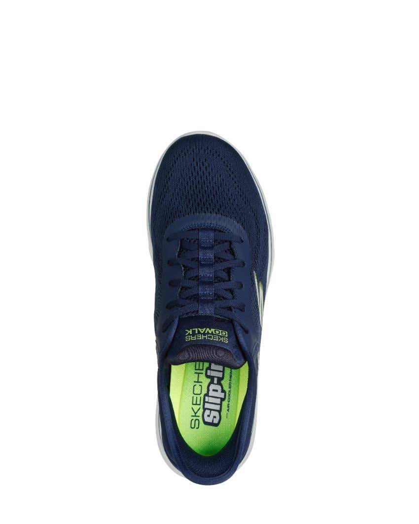 Skechers Slip-Ins: GOwalk 7 - Valin - NAVY LIME slider