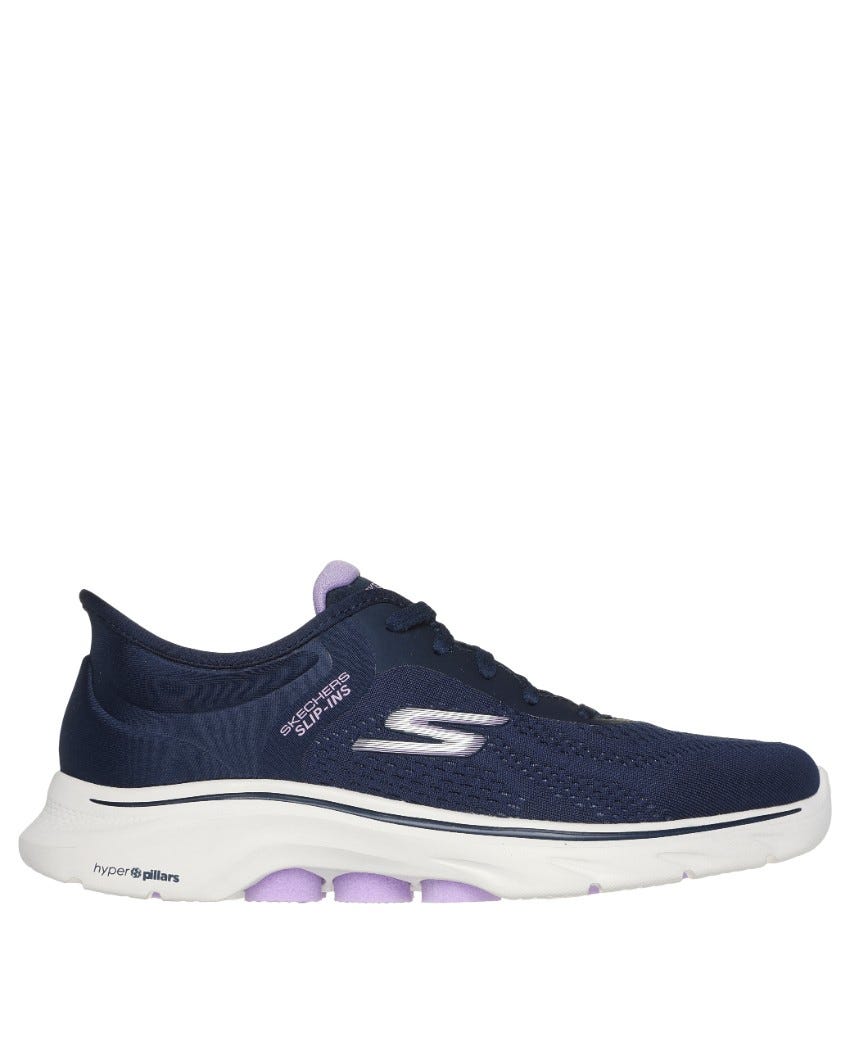 Skechers Slip-Ins: GOwalk 7 - Valin - NAVY/LAVENDER slider