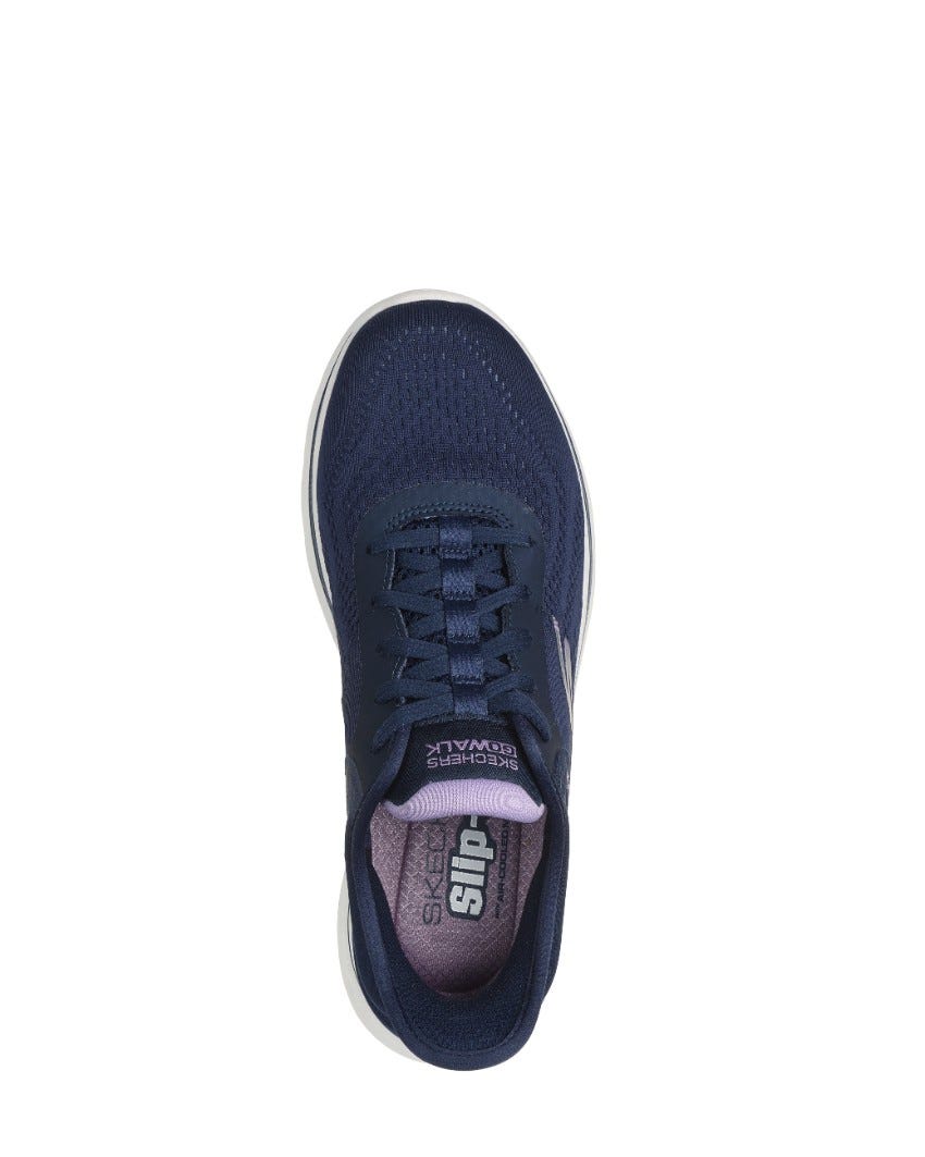 Skechers Slip-Ins: GOwalk 7 - Valin - NAVY/LAVENDER slider