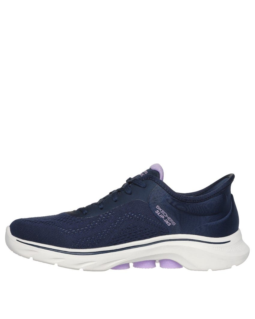 Skechers Slip-Ins: GOwalk 7 - Valin - NAVY/LAVENDER slider