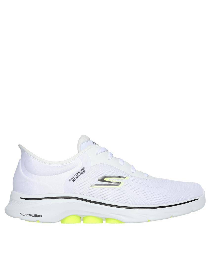 Skechers Slip-Ins: GOwalk 7 - Valin - WHITE/BLACK slider