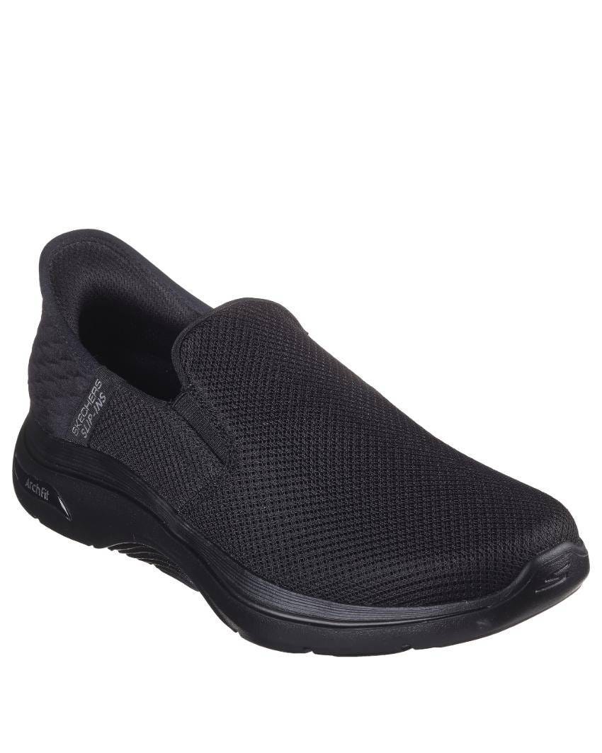 Skechers Slip-Ins: GOwalk Arch Fit 2.0 - Hands Free 2 Extra Wide Fit - BLACK/BLACK slider