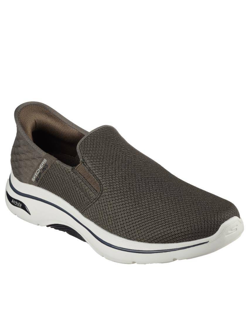 Skechers Slip-Ins: GOwalk Arch Fit 2.0 - Hands Free 2 Extra Wide Fit - OLIVE slider