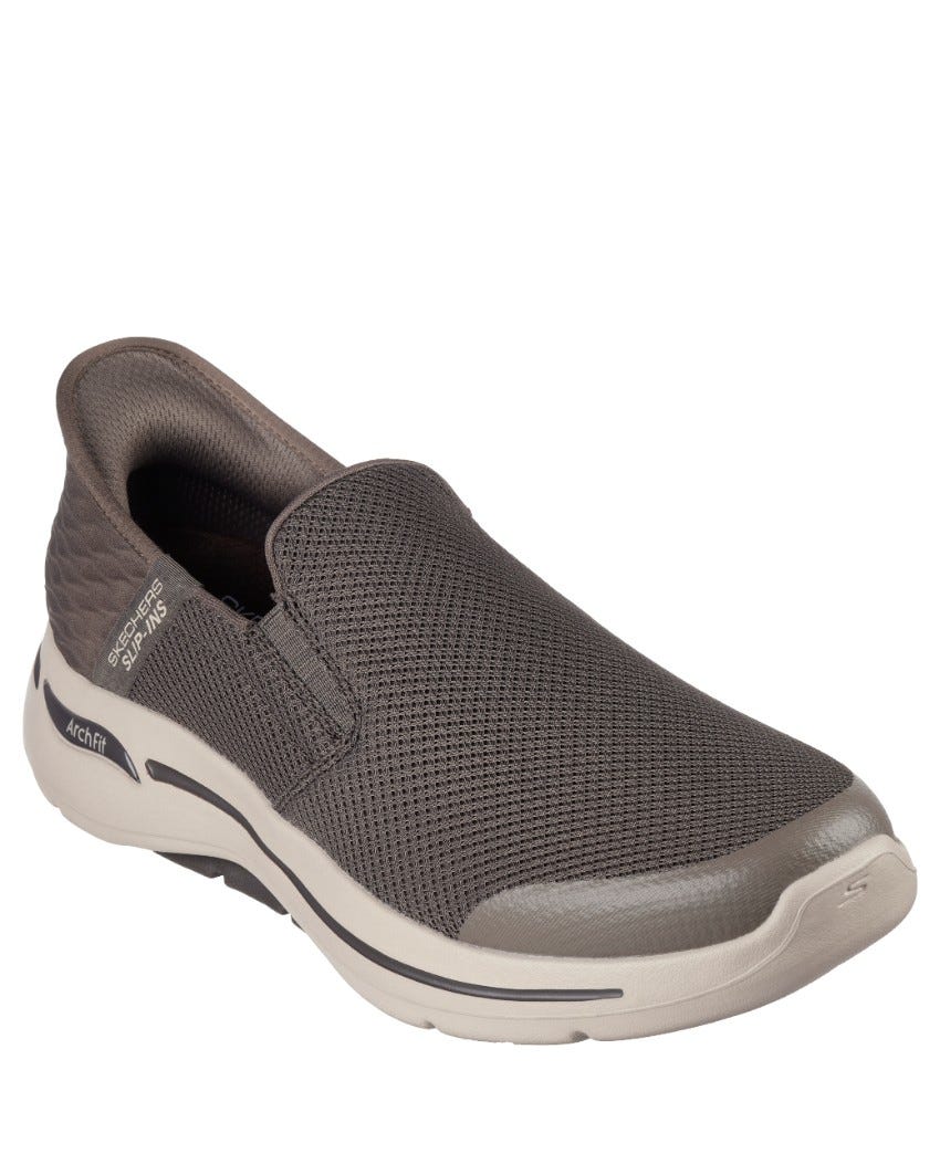 Skechers Slip-Ins: GOwalk Arch Fit - Hands Free - TAUPE slider