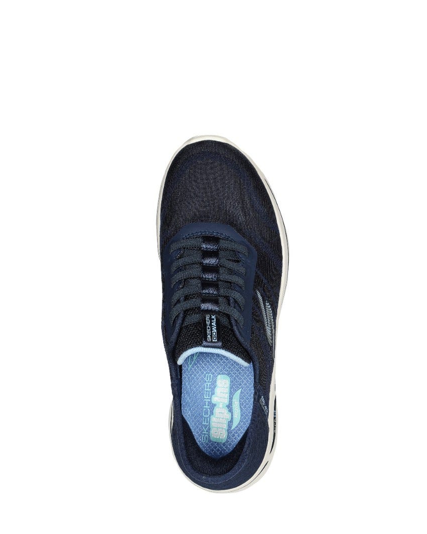 Skechers Slip-Ins: GOwalk Arch Fit - Wavy Sky - NAVY LIGHT BLUE slider