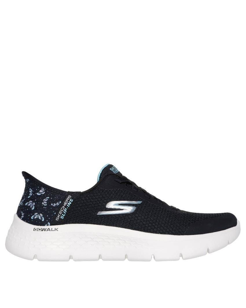 Skechers Slip-Ins: GOwalk Flex - Eva - BLACK/AQUA slider