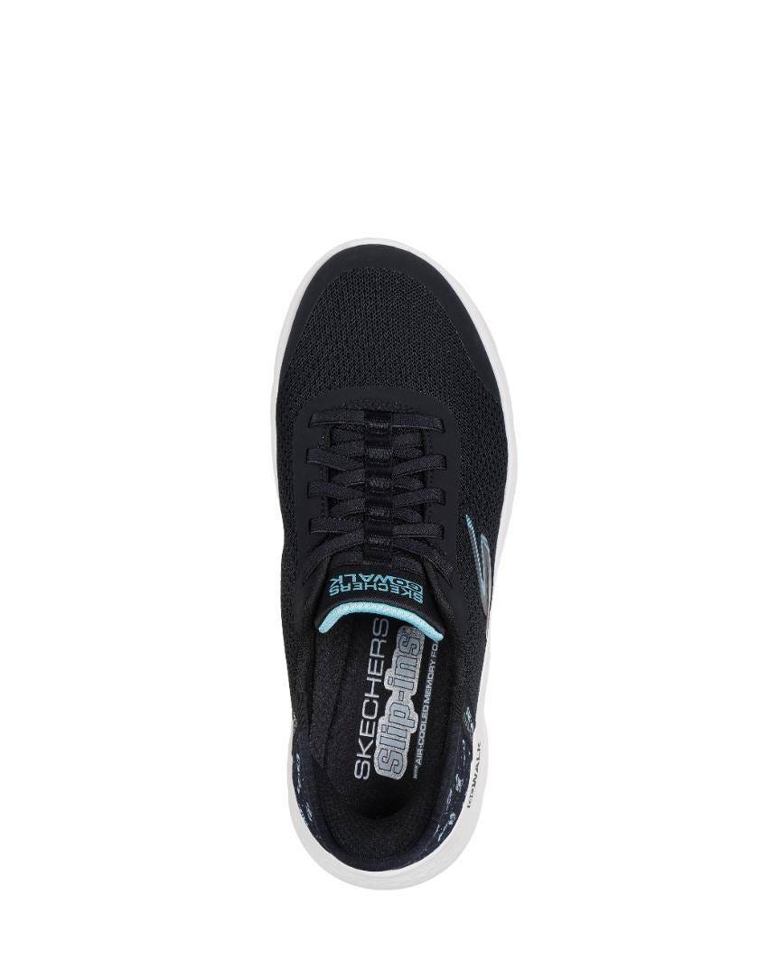 Skechers Slip-Ins: GOwalk Flex - Eva - BLACK/AQUA slider