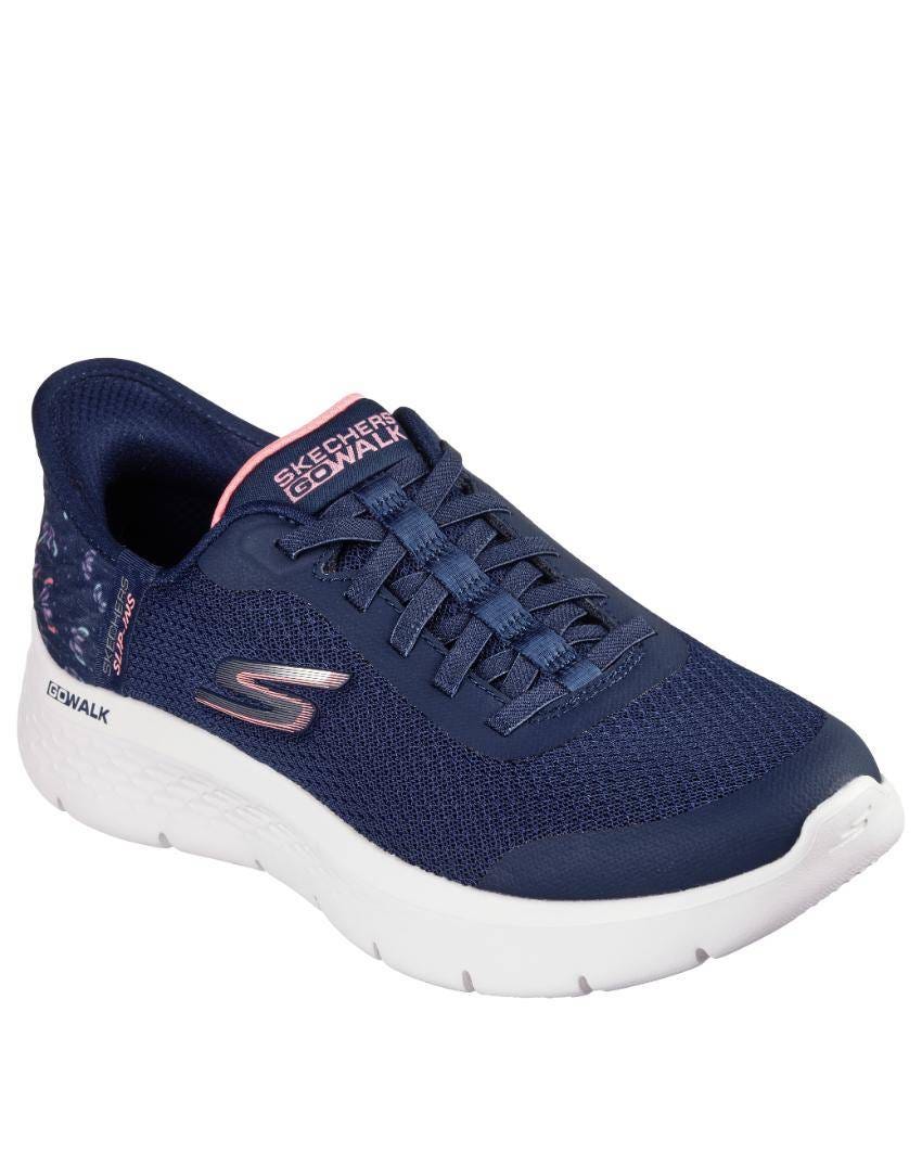 Skechers Slip-Ins: GOwalk Flex - Eva - NAVY/PINK slider