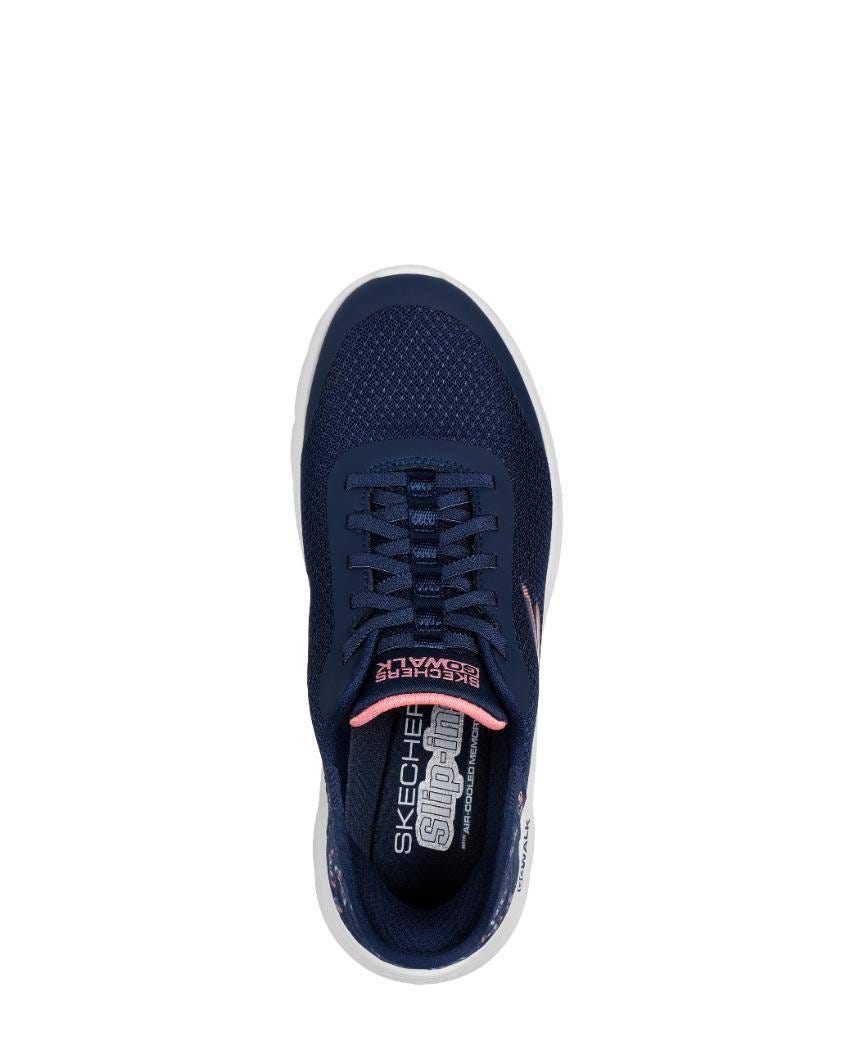 Skechers Slip-Ins: GOwalk Flex - Eva - NAVY/PINK slider