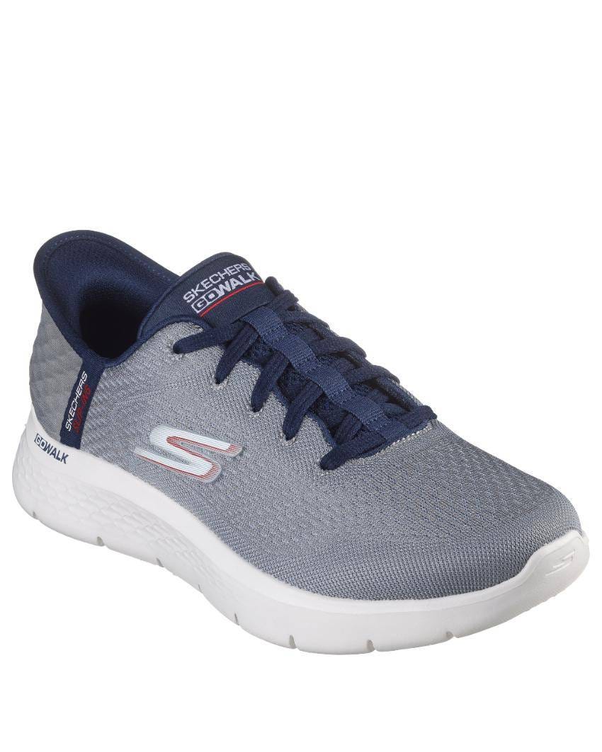 Skechers Slip-Ins: GOwalk Flex - New World Exra Wide Fit - GREY/NAVY slider