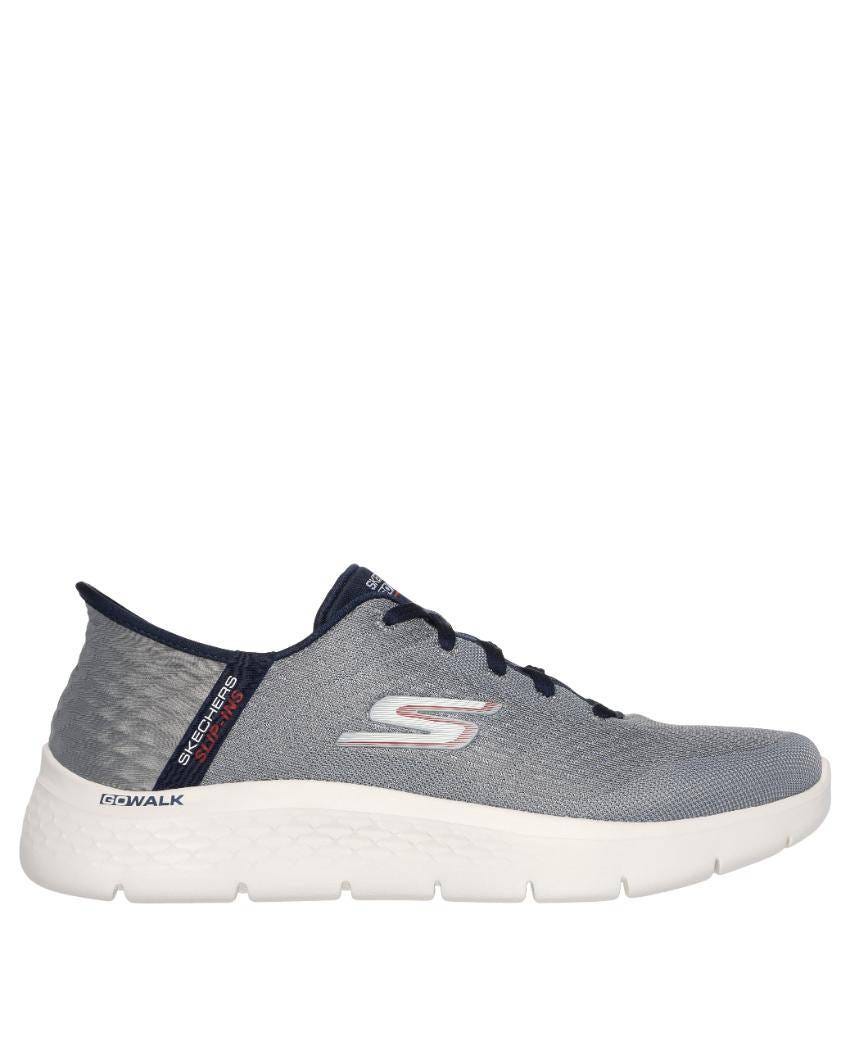 Skechers Slip-Ins: GOwalk Flex - New World Exra Wide Fit - GREY/NAVY slider