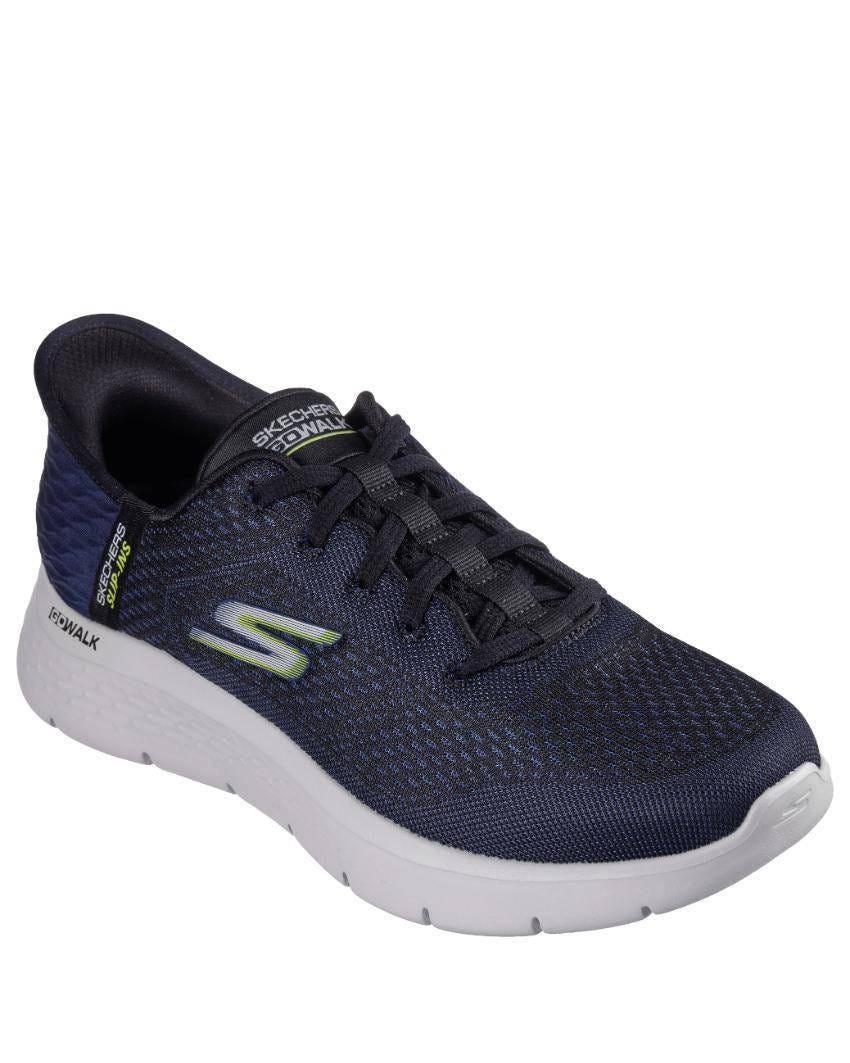 Skechers Slip-Ins: GOwalk Flex - New World - NAVY/LIME slider