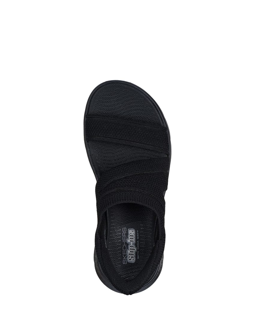 Skechers Slip-Ins: GO Walk Flex Sandal - Enticing - BLACK slider