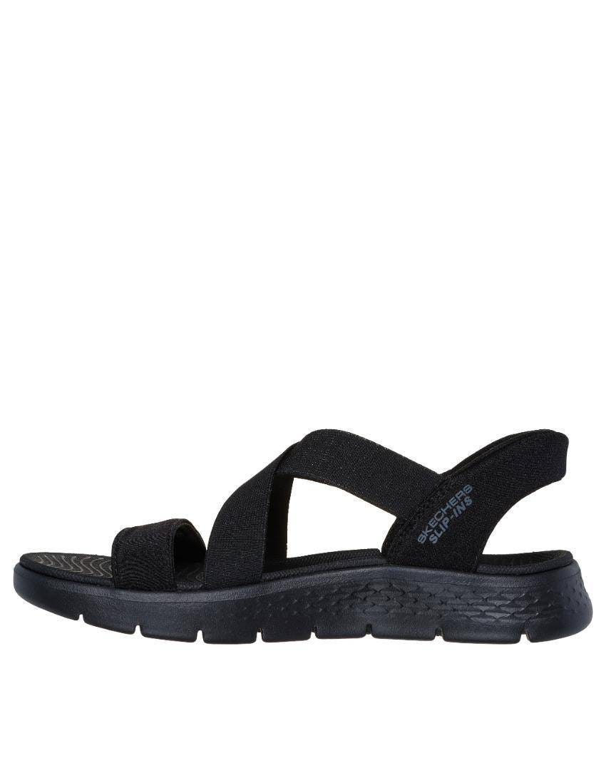 Skechers Slip-Ins: GOwalk Flex Sandal - Glimmer Wide Fit - BLACK/BLACK slider