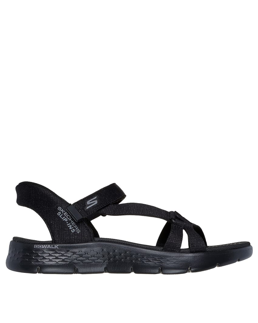 Skechers Slip-Ins: GO Walk Flex Sandal - Illuminate Wide Fit - BLACK slider