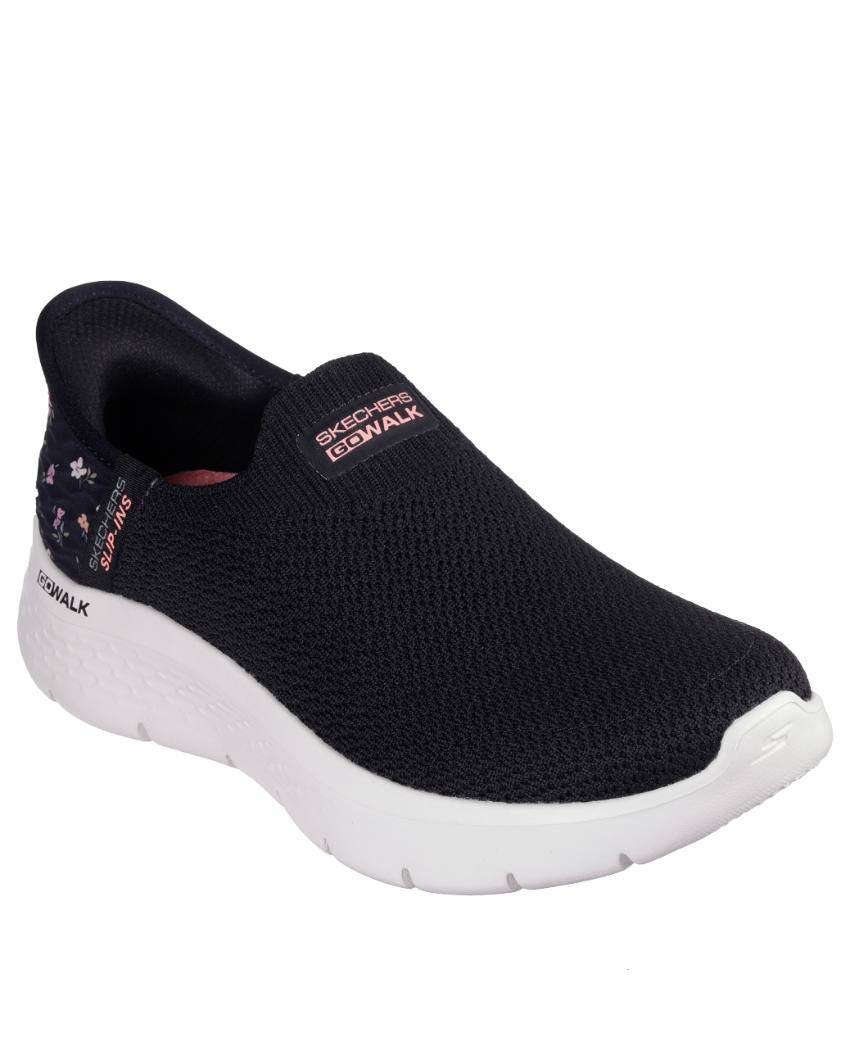 Skechers Slip-Ins: GOwalk Flex - Sunset Rose - BLACK/PINK slider