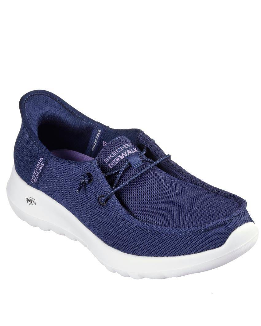 Skechers Slip-Ins: GOwalk Joy - Idalis Wide Fit - NAVY/LAVENDER slider