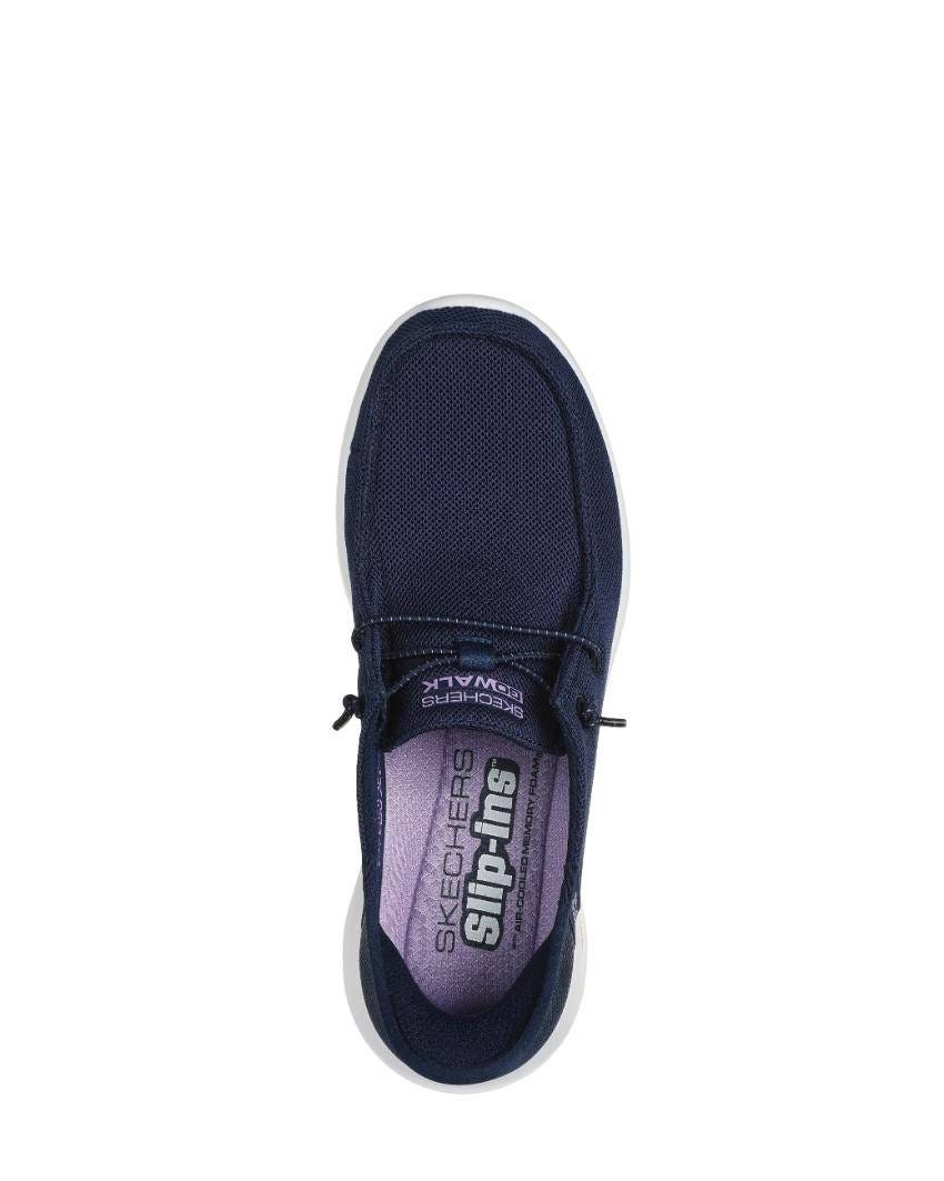 Skechers Slip-Ins: GOwalk Joy - Idalis Wide Fit - NAVY/LAVENDER slider