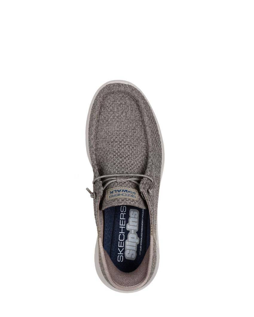 Skechers Slip-Ins: GOwalk Max - Halcyon Extra Wide Fit - TAUPE slider