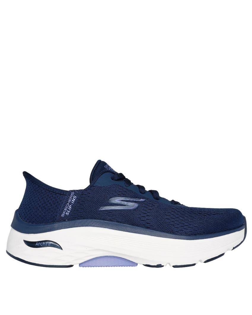 Skechers Slip-Ins: Max Cushioning Arch Fit - Paramount Wide Fit - NAVY/LAVENDER slider