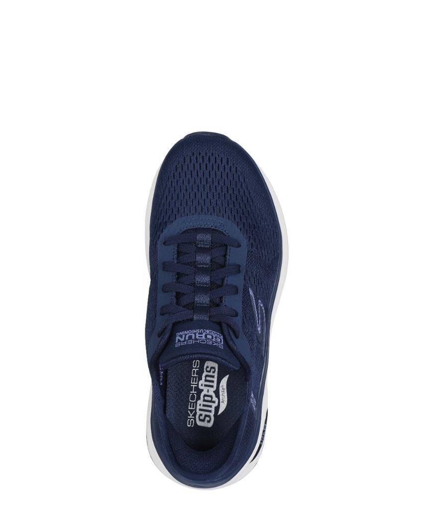 Skechers Slip-Ins: Max Cushioning Arch Fit - Paramount Wide Fit - NAVY/LAVENDER slider