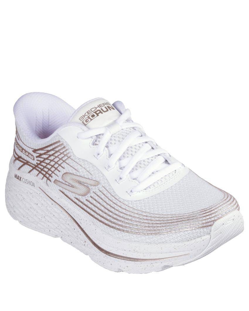 Skechers Slip-Ins: Max Cushioning Elite 2.0 - WHITE/ROSE GOLD slider