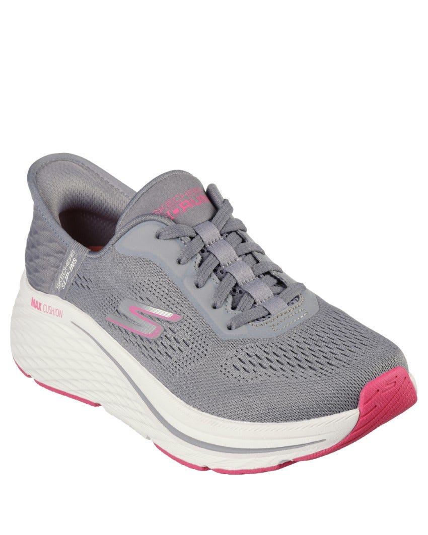 Skechers Slip-Ins: Max Cushioning Elite - Vanish - CHARCOAL/PINK slider