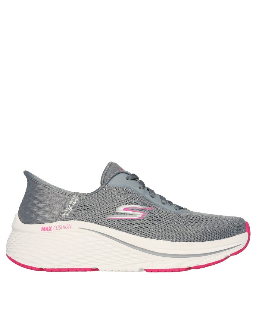 Skechers Slip-Ins: Max Cushioning Elite - Vanish - CHARCOAL/PINK slider