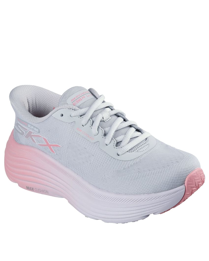 Skechers Slip-Ins: Max Cushioning Endeavour - Hallandale - GREY/PINK