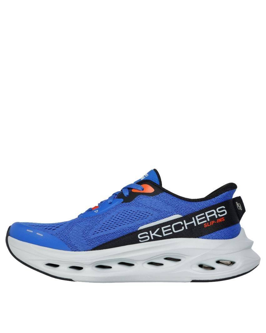 Skechers Slip-Ins: Max Cushioning Glide-Step - Advert - BLUE/ORANGE slider