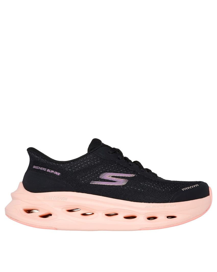 Skechers Slip-Ins: Max Cushioning Glide-Step - Hartford - BLACK/PURPLE slider