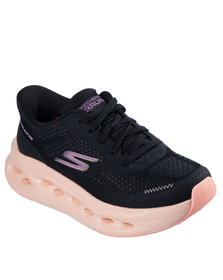 Skechers Slip-Ins: Max Cushioning Glide-Step - Hartford - BLACK/PURPLE