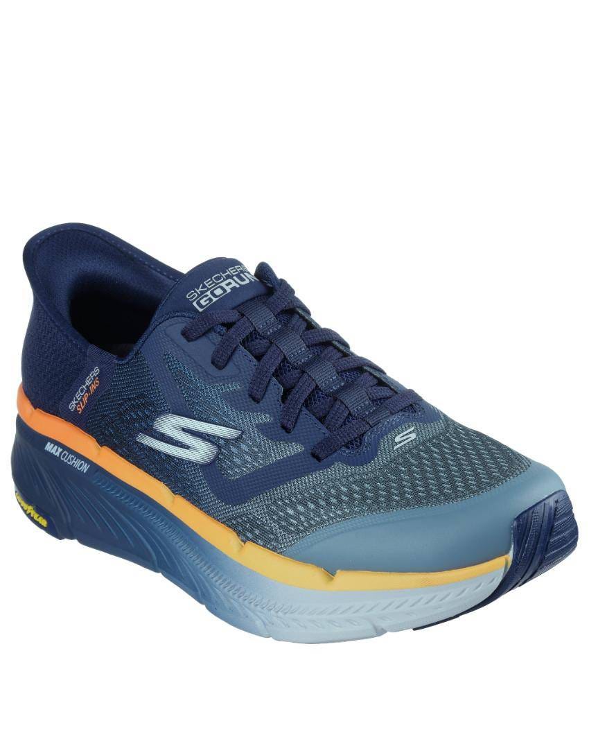 Skechers Slip-Ins: Max Cushioning Premier 2.0 - NAVY/ORANGE slider