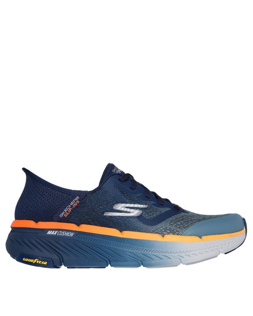 Skechers Slip-Ins: Max Cushioning Premier 2.0 - NAVY/ORANGE slider