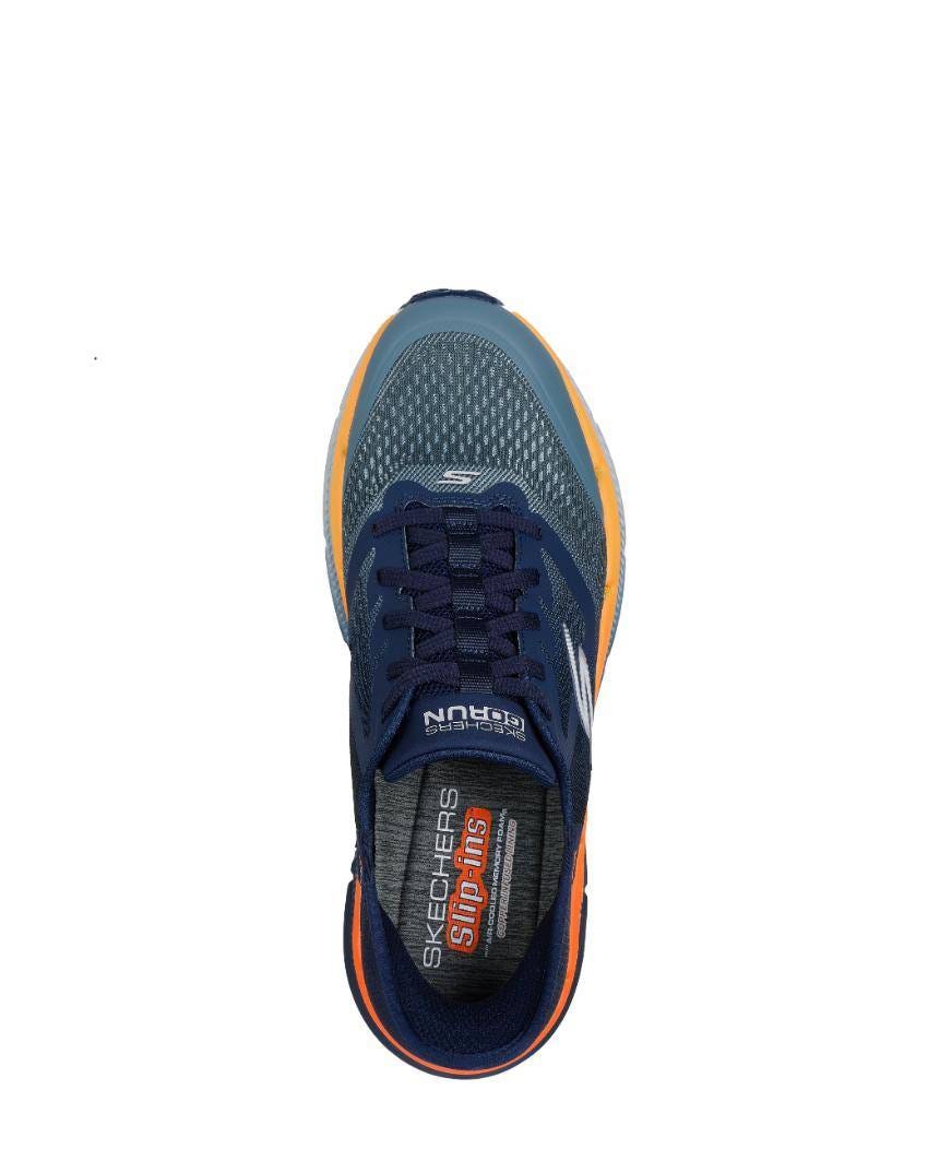 Skechers Slip-Ins: Max Cushioning Premier 2.0 - NAVY/ORANGE slider