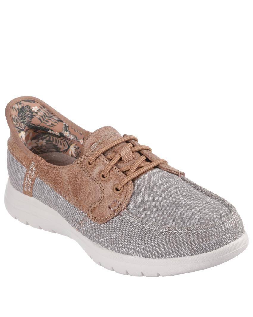 Skechers Slip-Ins: On-The-Go Flex - Coastal Sky - TAUPE slider